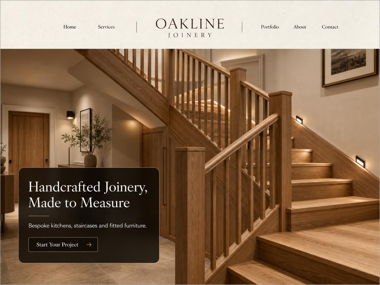 Oakcraft Joinery website