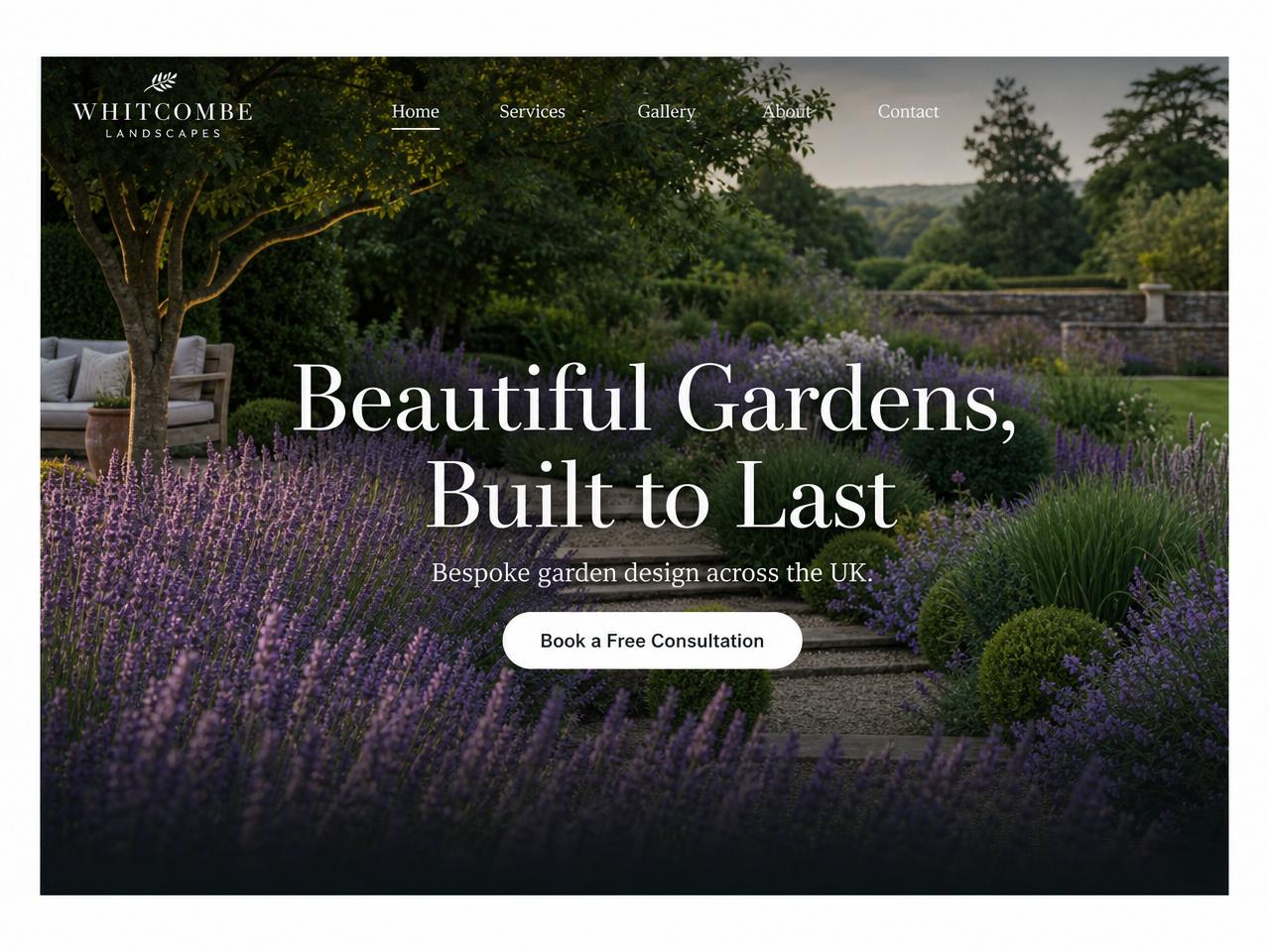 Evergreen Landscapes website
