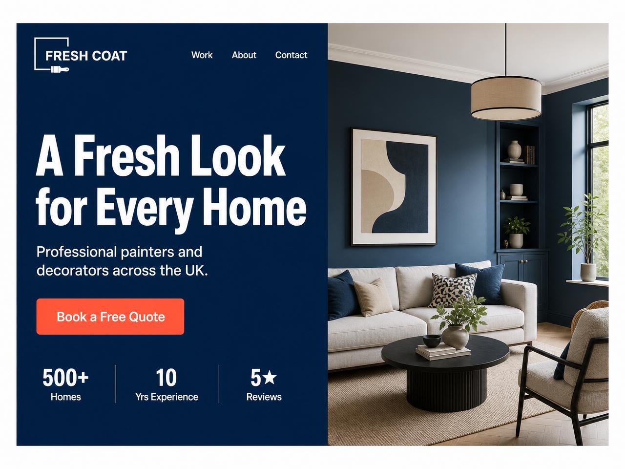 Fresh Coat Decorators website